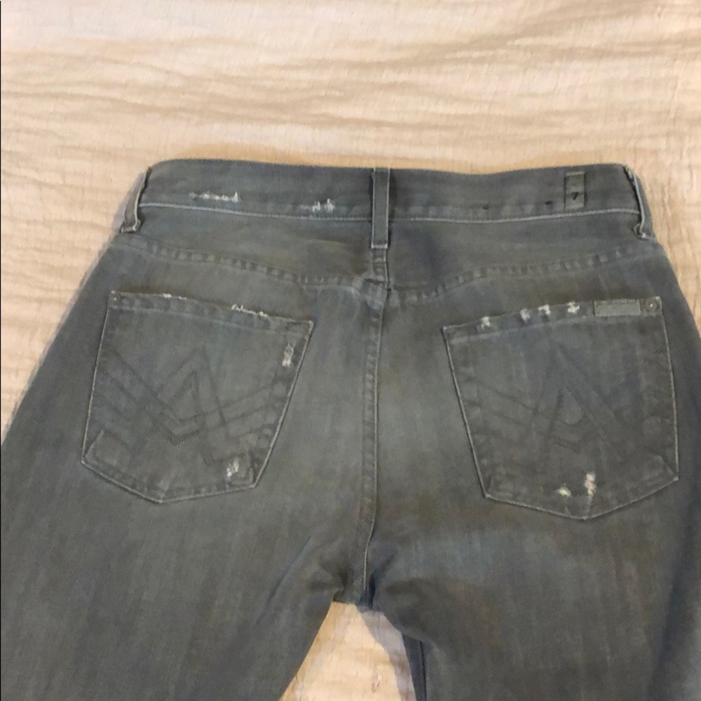 7 for all mankind Bootcut Jeans: Gray, Waist: 30 - Picture 4 of 4